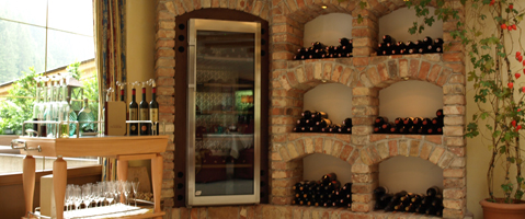 Weinangebot im Hotel Tuxertal